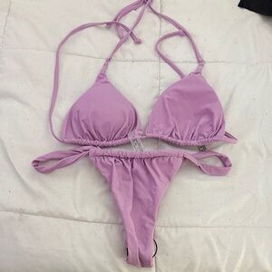 SHEIN Lavender Bikini Set